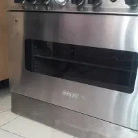 اجاق گاز ۵ شعله تمام استیل فر دار اسنوا