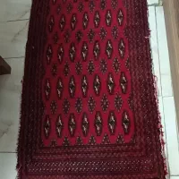 قالیچه دستباف پشمی طرح ترکمن آنتیک وقدیمی|فرش|قدس, شهر‌قدس|دیوار