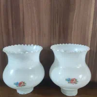 حباب چراغ و شمعدان قدیمی