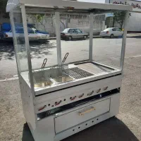 گریل خارجی فر اغذیه ترکیبی فلافلی ساندویچی صنعتی