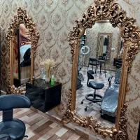 دو عدد آیینه سلطنتی طلایی