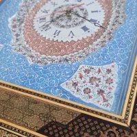 ساعت خاتم کاری نفیس اصل - صنایع دستی ترنج