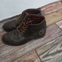 یک جفت پوتین چرم اصل به قیمت مناسب|کیف، کفش، کمربند|سراب, |دیوار