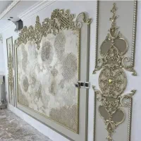 نقاشی ساختمان، گچبری پیش ساخته