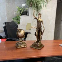 ست ۲تیکه مجسمه فرشته عدالت و کره زمین|مجسمه، تندیس، ماکت|تهران, هرندی|دیوار