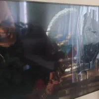 تلویزیون ال جی ۶۵ lcd شکسته|تلویزیون و پروژکتور|تهران, استخر|دیوار