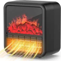 بخاری برقی رومیزی مدل 3d flame