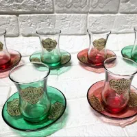استکان و نعلبکی برای پذیرایی روضه و مجالس مذهبی