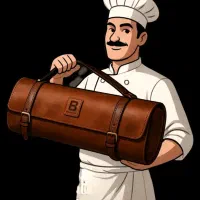 فروش کیف چاقو سرآشپز چرمی Chef Pro چرم دست دوز|کافیشاپ و رستوران|تهران, سیروس|دیوار