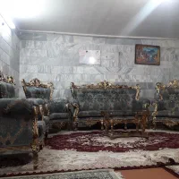 مبل سلطنتی ۷ نفره|مبلمان خانگی و میز عسلی|کرباسک, |دیوار