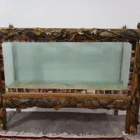 آکفاریوم با تمام لوازم وپایه فرفوژه