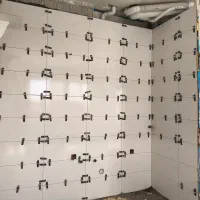 اجرانماکار نمای ساختمان سنگ‌کاری کاشیکاری  باغ