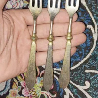 چنگال دست ساز قاجاری عتیقه