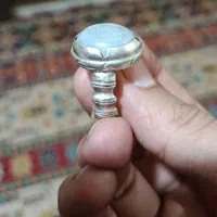 انگشترنقره‌عقیق‌‌ابی‌یاکبودیمنی‌‌بشرط‌،دراهواز|جواهرات|باوی, |دیوار