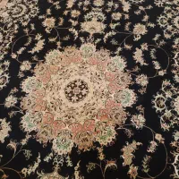 فرش ۱۲ دوازده متری جفت زمینه سورمه ای|فرش|شیراز, ملاصدرا|دیوار