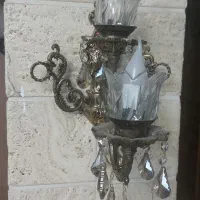 لوستر کلاسیک در حد نو|لوستر و چراغ آویز|مشهد, هنرستان|دیوار