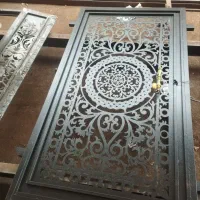 فروش تک و عمده درب فلزی لیزری CNC تولید مستقیم