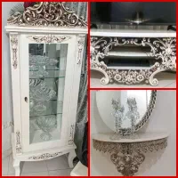 آینه شمعدان،بوفه،میزتلویزیون،ویترین،میز تی وی