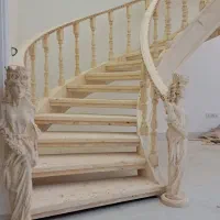 پله چوبی پله پیچ پله گرد پله دوبلکس|خدمات پیشه و مهارت|اصفهان, فجر|دیوار