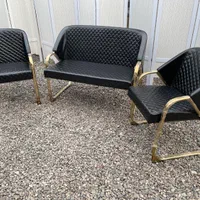 مبل اداری نیم ست اداری پایه آهنی فورتیک|مبلمان اداری|بندر انزلی, متروپل|دیوار