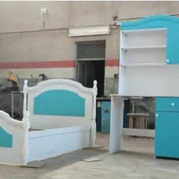 ساخت انواع تخت خواب کودک و نوجوان|تخت و سرویس خواب|بیرجند, |دیوار