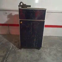 کمد فلزی تکی با صفحه آهنی ضخیم و مستحکم متحرک محکم