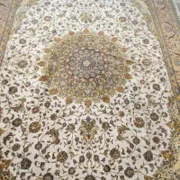 فرش ۹ م ماشینی دستباف گونه ابریشم قم کالکشن