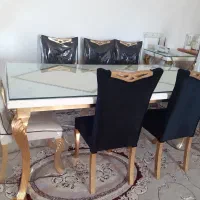میز غذا خوری هفت نفره