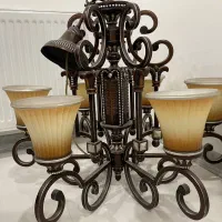 فروش فوری لوستر ۶ شاخه و ۸ شاخه وارداتی صد درصد نو