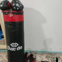 کیسه بکس دی دو  120سانت با دستکش بکس و اسکیت