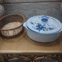 سوفله خوری چینی اصل،   ساخت سنگاپور|ظروف سرو و پذیرایی|شیراز, گل سرخ|دیوار