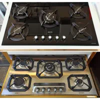 اجاق گاز صفحه ای شیشه‌ای و استیل ، استاندارد (ACO)
