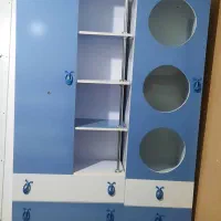 تخت وکمدو ویترین پسرانه در حد نو
