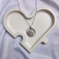 گردنبند سکه شاهنشاهی قدیمی و عتیقه پهلوی قدمت60سال