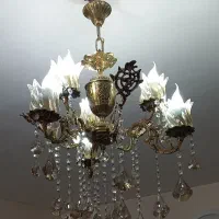 لوستر برنجی|لوستر و چراغ آویز|پاکدشت, شهرک امام رضا|دیوار