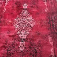 فرش۶ متری ۱۰۰۰ شانه طرح بلوچ قرمز استوک( تک و جفت)