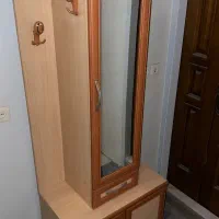 جا کفشی آینه دار چوبی