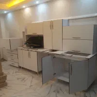 کابینت mdf هایگلاس همراه هود