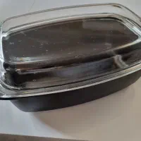 قابلمه چدنی با درب پیرکس