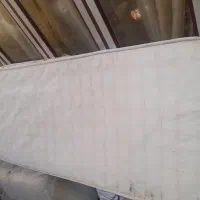 تخت دونفره فلزی تشک فنری سالم