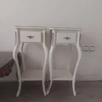 میز تلفن و بوفه ساعت برنز