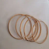 النگو طلا آینه ای با فاکتور