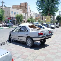 پژو 405 مدل 1398 تصادفی
