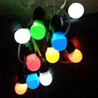 اجاره ریسه لامپ رنگی و سفید و قرمز .با کیفیت.|ریسه و چراغ تزئینی|مشهد, حجاب (شهرک غرب)|دیوار