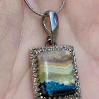 گردنبند سنگ طبیعی