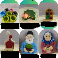 قالب سیلیکونی سنگ مصنوعی و شمع