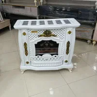 بخاری گازی 37هزار شومینه دو رنگ سفیدومشکی نوآکبند|بخاری، هیتر، شومینه|سمنان, |دیوار