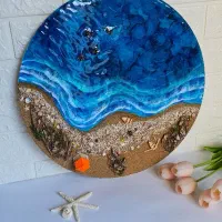 تابلو دکوراتیو ۴۰ سانت دریا