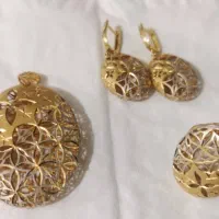 فروش نیم ست طلا طرح فیوژن 2 درصد بالای نرخ تابلو