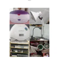 فروش لوازم کاشت ناخن درحد نو